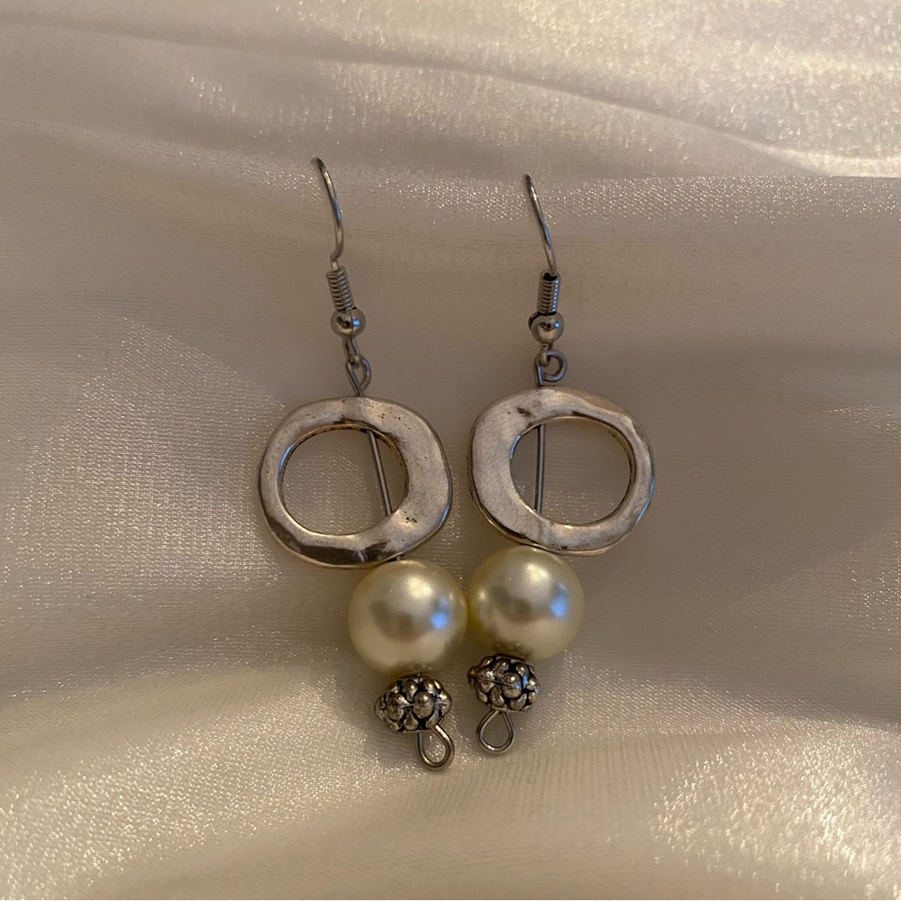 Pearl earrings